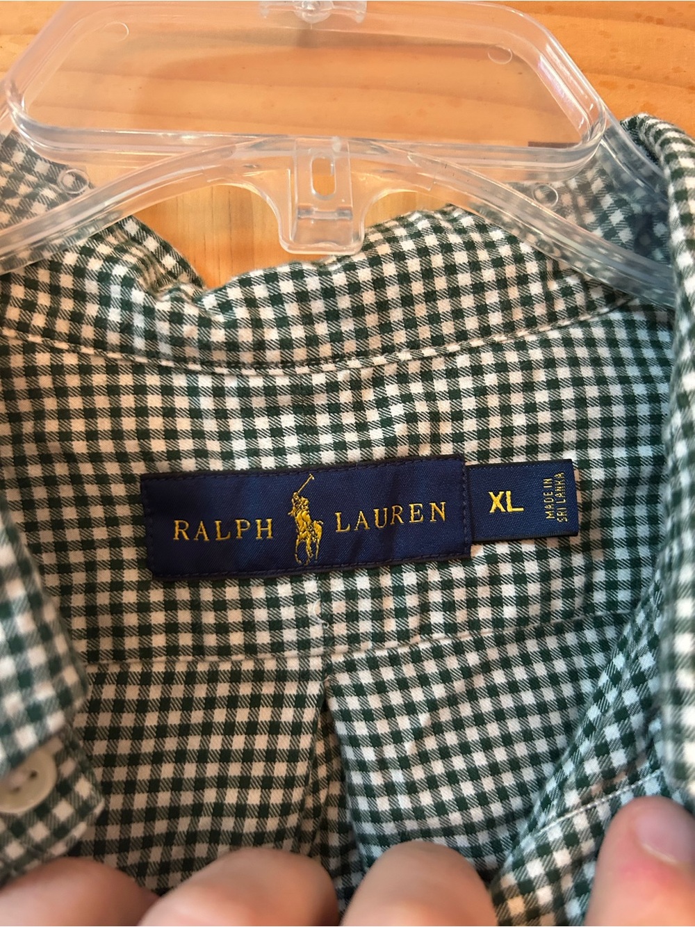 Ralph Lauren Green and blue Button-Down Shirt - Picture 3 of 7